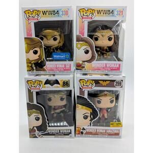 Funko Pop! Heroes DC WW84 Wonder Woman #321 Golden Armour #330 Amazonia #259 #86